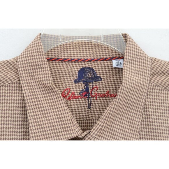 Robert Graham Men's Big & Tall 2XL Flip Cuff Long Sleeve Button Shirt - Picture 3 of 9